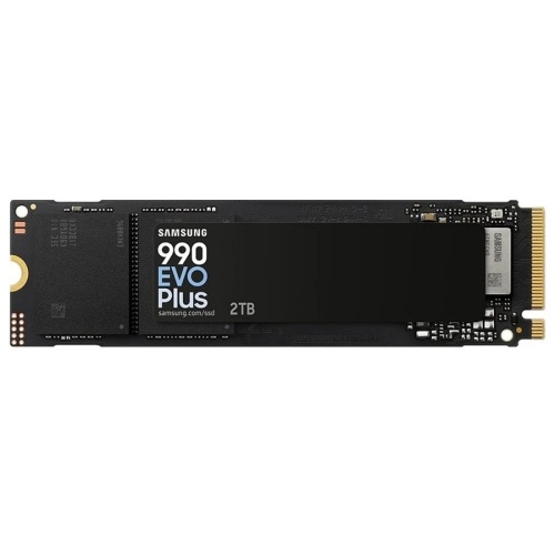 накопитель ssd samsung 2tb 990 evo plus m.2 2280 pci-e gen4 x4, nvme, r/w 7250/6300mb/s, 1200tbw, rtl ( mz-v9s2t0bw)