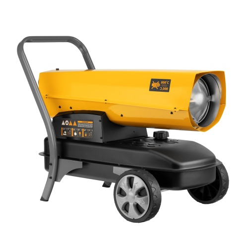 дизельная тепловая пушка denzel dhg-45i 45000вт 1000 м3/ч прямой нагрев, электронный термостат фото 9