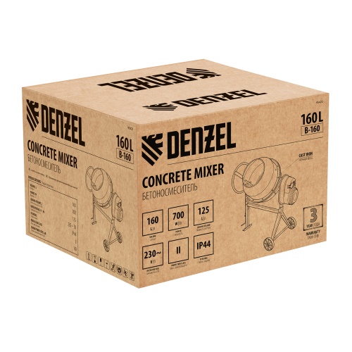 бетоносмеситель denzel b-160 160 л фото 6