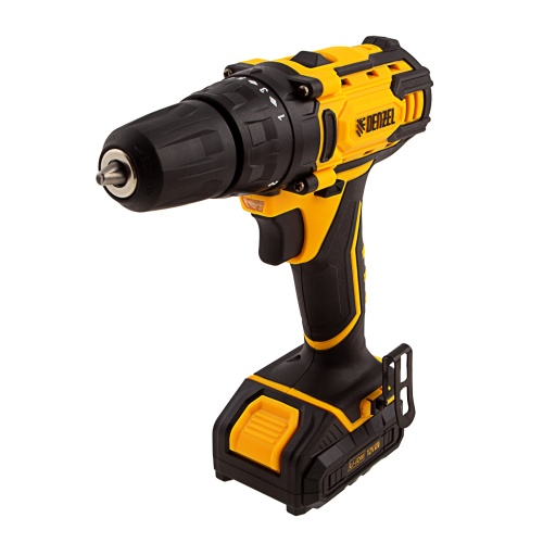 дрель-шуруповерт аккумуляторная denzel cdl-12-01cb 12в