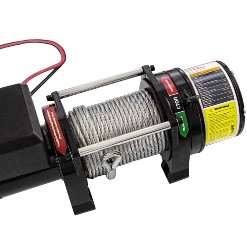 лебедка автомобильная электрическая denzel lb-2000 3200 вт фото 5