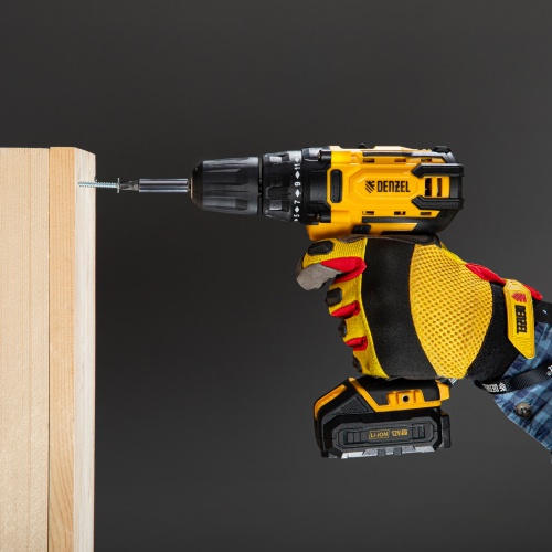 дрель-шуруповерт аккумуляторная denzel cdl-12-01cb 12в фото 3