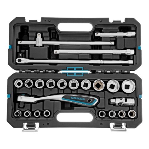 набор инструментов gross 24 предмета 1/2" фото 9