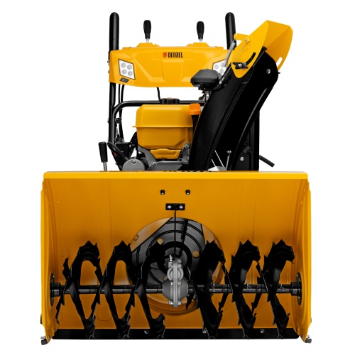 бензиновая снегоуборочная машина denzel sbl 711dt pro фото 6