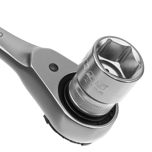 набор торцевых головок с трещоткой gross 1/2", 1/4" 41 предмет фото 5