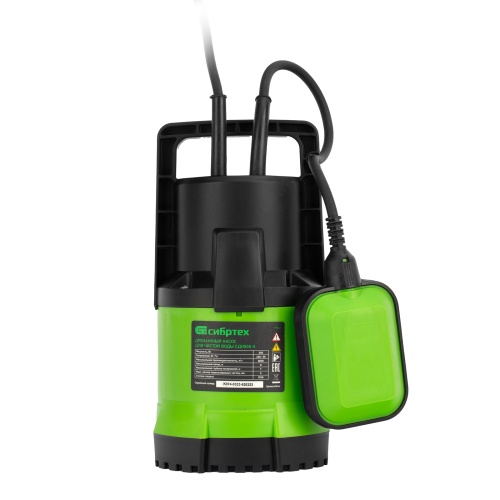 дренажный насос для чистой воды сибртех сдн500-5 фото 6