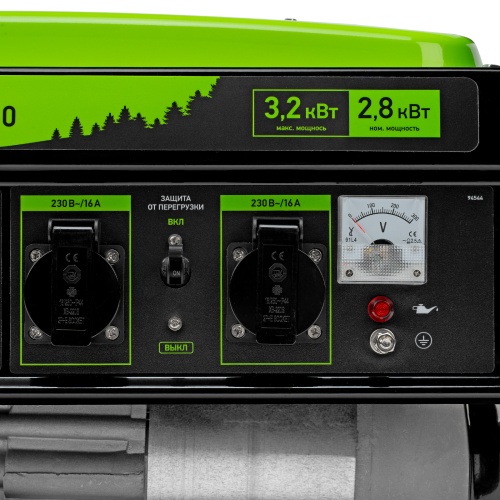 генератор бензиновый сибртех бс-3500 3200 вт фото 3