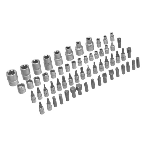 набор инструментов сибртех 13389 108 предметов 1/2", 1/4" в кейсе фото 5