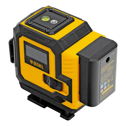 лазерный уровень мультипризменный denzel dlv-360-3t 30 м зеленый луч li-ion 2,4 aч со штативом фото 7