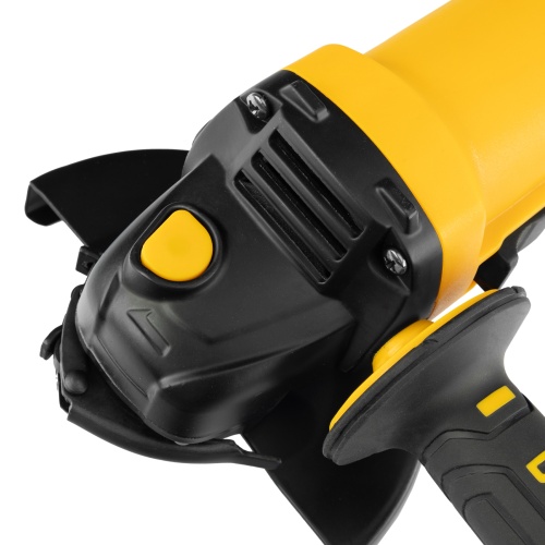 машина шлифовальная угловая denzel ag125-1100 1100 вт фото 4