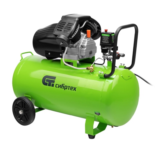 компрессор масляный воздушный сибртех кк-2200/100 фото 8
