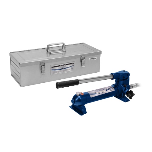 растяжка гидравлическая stels 4т 17 предметов, 7 сменных насадок в металлическом кейсе