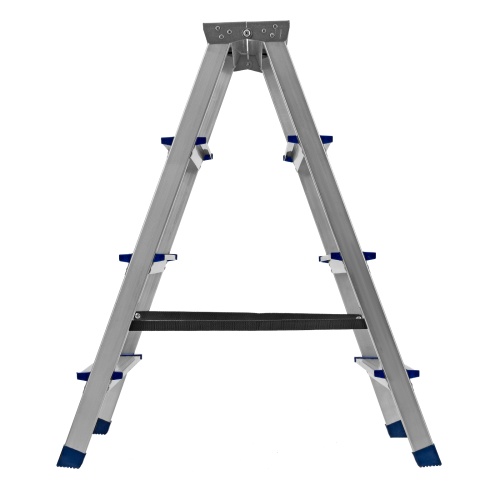стремянка алюминиевая сибртех 4 ступени двусторонняя 97924 фото 9