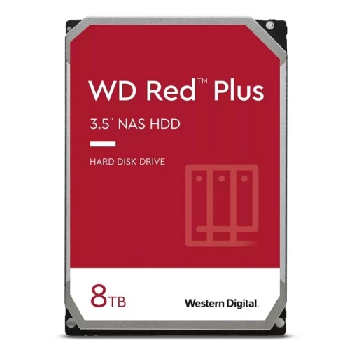 серверные жесткий диск hdd western digital sata-iii 8tb nas red plus, 5640rpm, 256mb 3.5" (wd80efpx) фото 2