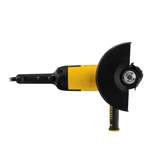 машина шлифовальная угловая denzel ag230-2400 2400 вт фото 8