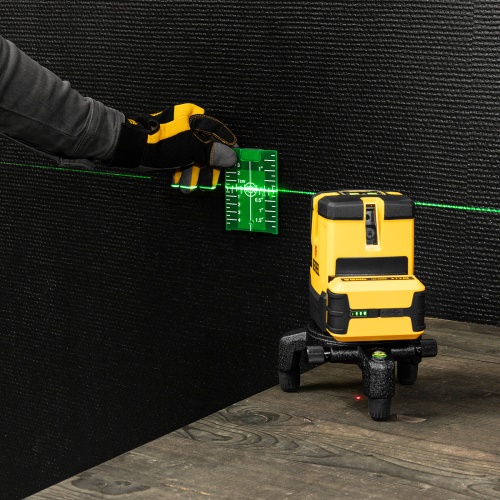 лазерный уровень denzel lx 06 green 30 м фото 4