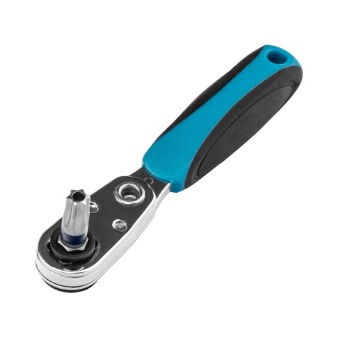 набор бит и головок торцевых с трещоткой gross 1/4, карданный ключ, s2 37шт фото 2