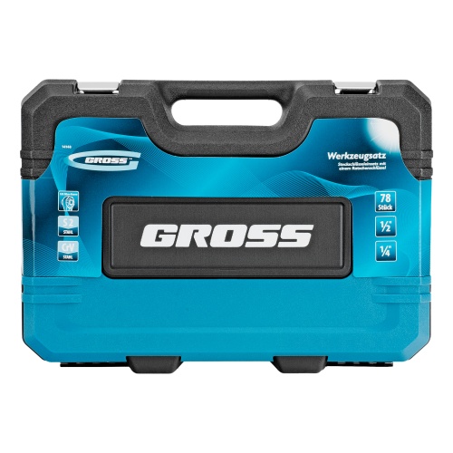 набор инструментов gross 14148 78 предметов 1/2", 1/4" фото 7