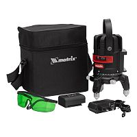 лазерный уровень matrix ml 06 green 30 м