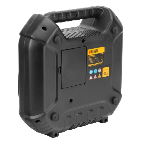 компрессор воздушный denzel dl1100 58005 мощностью 1100 вт, 180 л/мин фото 6