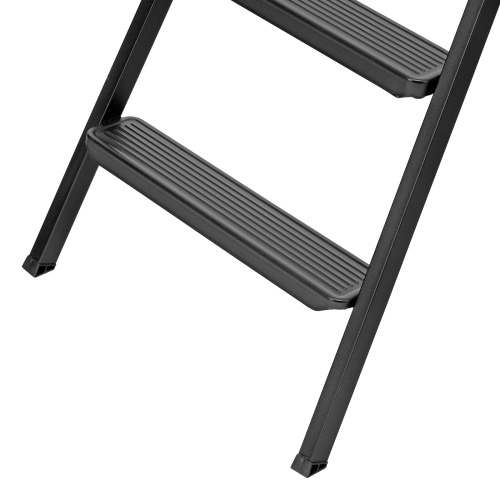 стремянка стальная сибртех 8 ступеней компактная 97948 с фиксацией фото 4