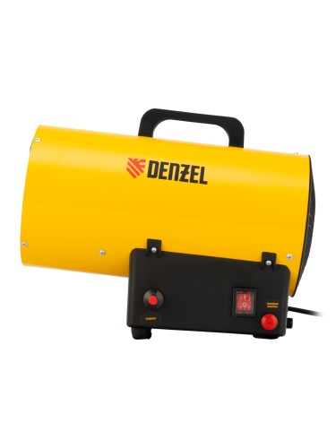 газовая тепловая пушка denzel ghg-10 10000вт 300 м3/ч пропан-бутан фото 3