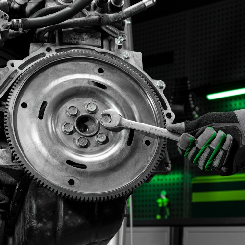 набор ключей комбинированных stels 6-32 мм 26шт crv, матовый хром фото 4