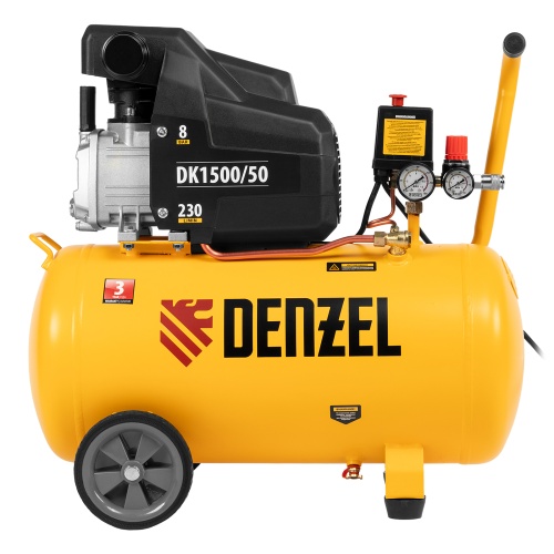 компрессор воздушный denzel dk1500/50 х-pro фото 6