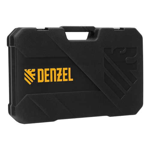 набор инструментов denzel 1/2" 1/4" crv s2 100 предметов пластиковый кейс фото 7