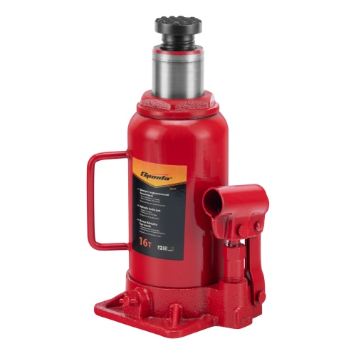 домкрат гидравлический бутылочный sparta 16 т 220-420 фото 7