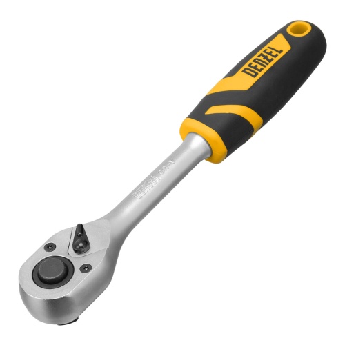 набор инструментов denzel 1/2", 1/4" crv s2 84 предмета пластиковый кейс фото 5