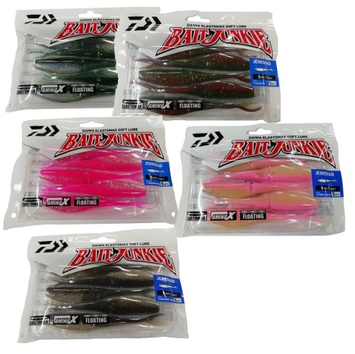 мягкая приманка daiwa bait junkie 5 jerkshad creaming soda uv фото 2