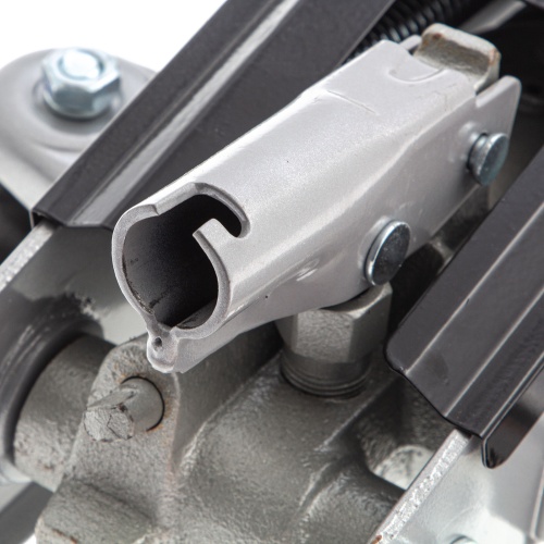 домкрат гидравлический подкатной matrix 3 т 150-530 мм фото 3