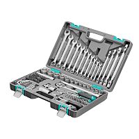 набор инструментов stels 14109 88 предметов 1/2", 1/4" в кейсе