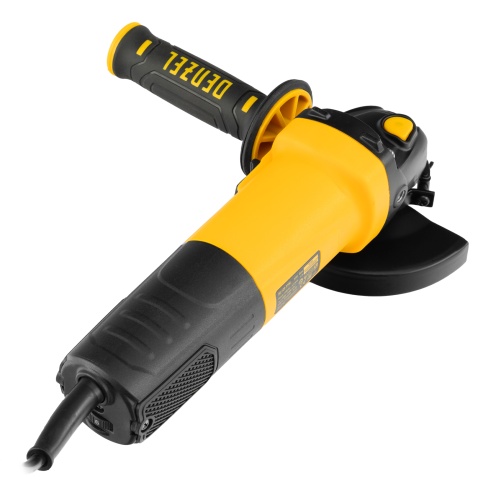 машина шлифовальная угловая denzel ag125-1100 1100 вт фото 10