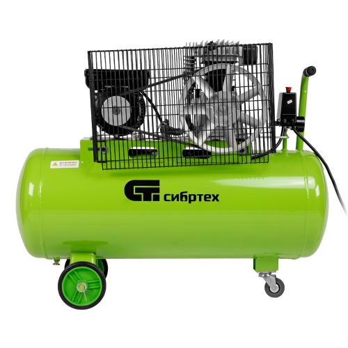 компрессор масляный воздушный сибртех кр-2200/100 фото 7