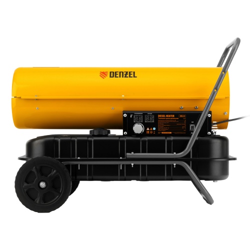 дизельная тепловая пушка denzel dhg-30 30000вт 750 м3/ч прямой нагрев фото 2