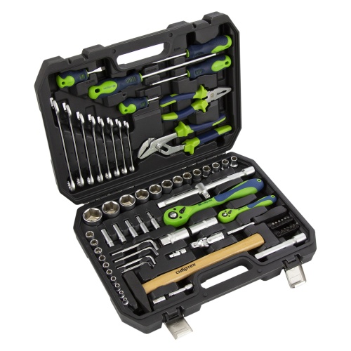 набор инструментов сибртех 76 предметов 1/2", 1/4" фото 7