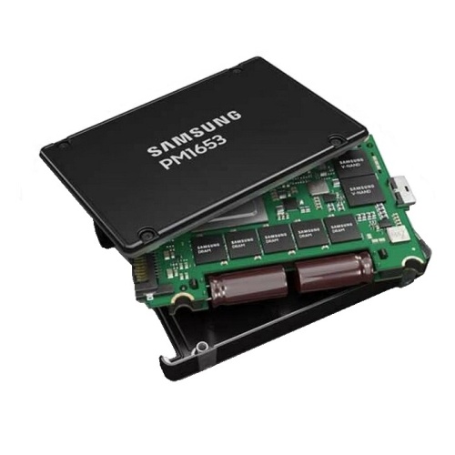 накопитель samsung ssd pm1653, 7680gb, sas, 24gbps, r4200/w3700mb/s, iops(r4k) oem (mzilg7t6hbla-00a07) фото 3
