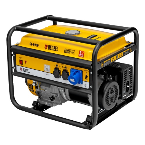 генератор бензиновый denzel ge 8900 94639 8500 вт фото 10