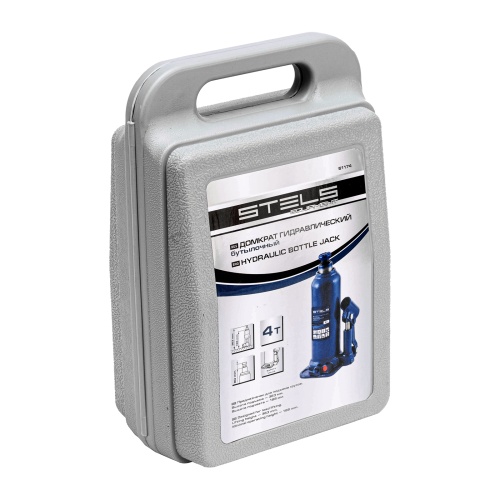 домкрат гидравлический бутылочный stels 4 т 188-363 фото 4