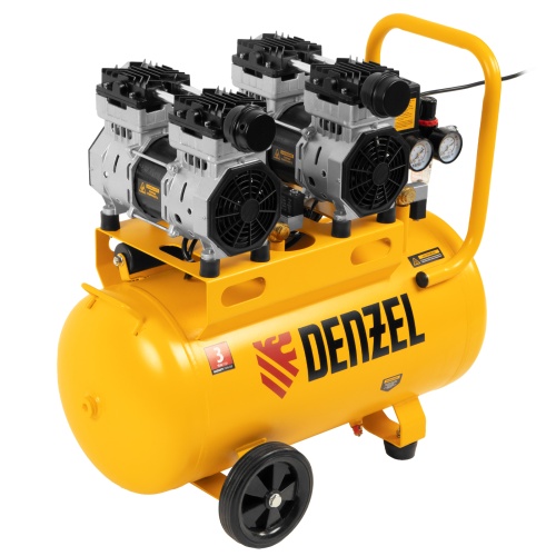 компрессор безмасляный denzel dls 1500/50