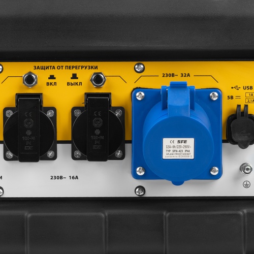 генератор бензиновый denzel ps 70 ea 946894 7000 вт фото 6