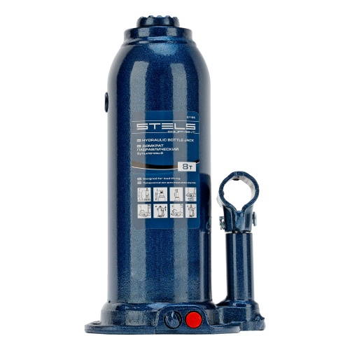 домкрат гидравлический бутылочный stels 8 т 222-447 фото 9