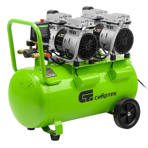 компрессор безмаслянный сибртех мб 2000/50 фото 7