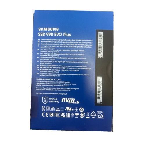 накопитель ssd samsung 2tb 990 evo plus m.2 2280 pci-e gen4 x4, nvme, r/w 7250/6300mb/s, 1200tbw, rtl ( mz-v9s2t0bw) фото 4