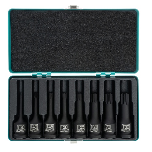 набор ударных торцевых головок stels 13999 torx 1/2" 8шт в кейсе фото 6