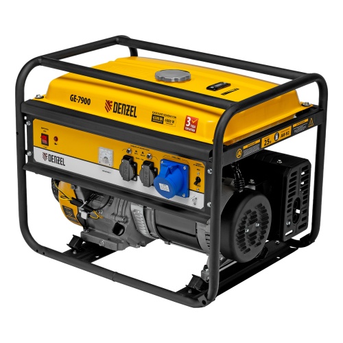 генератор бензиновый denzel ge 7900 94638 6500 вт фото 10