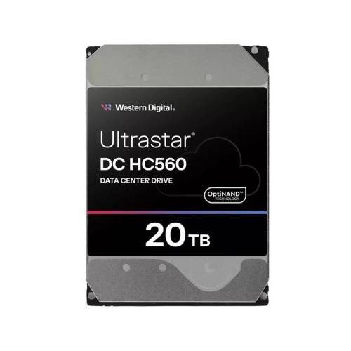 серверные жесткий диск hdd western digital 20tb ultrastar dc hc560, 3.5", 7.2k, 512mb, 512e, sata3 (wuh722020ble604) фото 2
