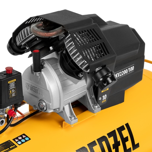 компрессор воздушный denzel dkv2200/100 х-pro фото 3